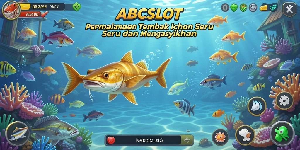 Tangkapan layar gameplay Tembak Ikan yang mendebarkan di ABCSLOT.