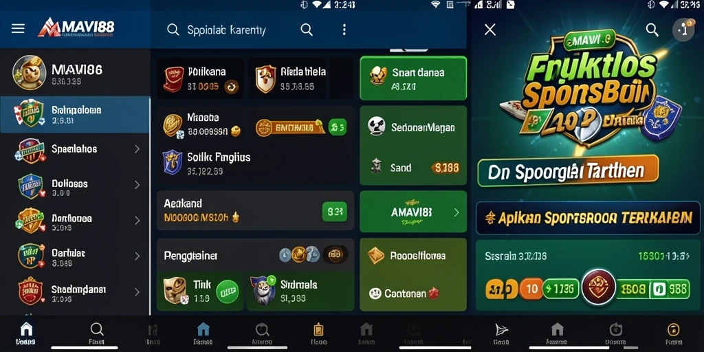 Tampilan gameplay AMAVI88 yang menarik dengan berbagai pilihan taruhan.