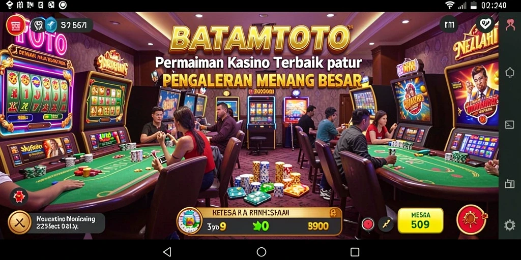 Tampilan gameplay BATAMTOTO yang menggembirakan dan menegangkan.