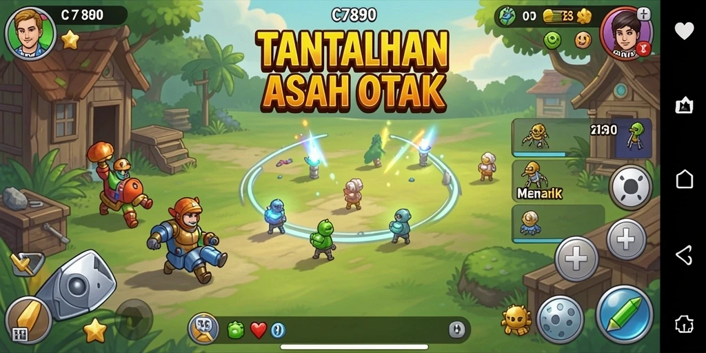 Tampilan gameplay C7890 yang penuh tantangan dan keseruan.