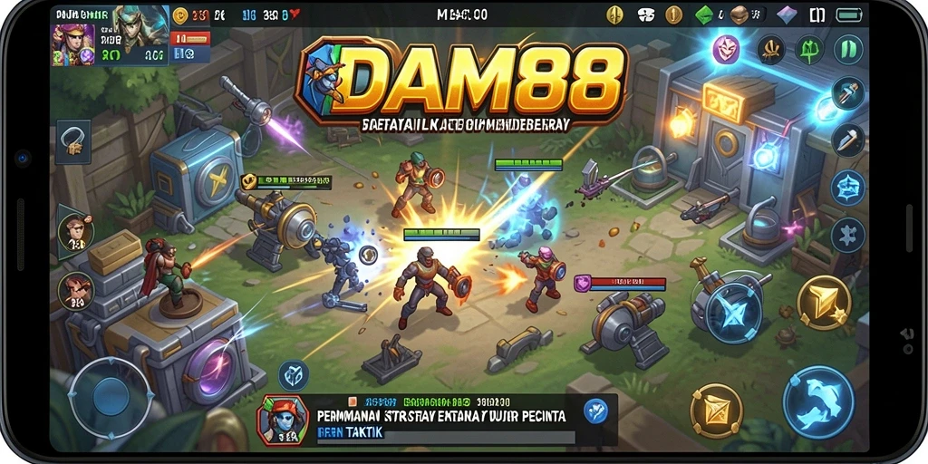 Tampilan gameplay mendebarkan dari DAM88 yang menunjukkan strategi dalam aksi.