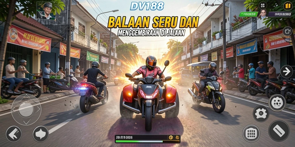 Gameplay seru balapan dengan kendaraan yang dapat dimodifikasi.