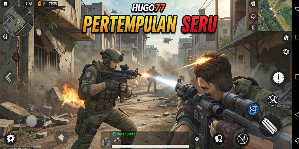 Tampilan gameplay HUGO77 yang menarik dan penuh aksi.