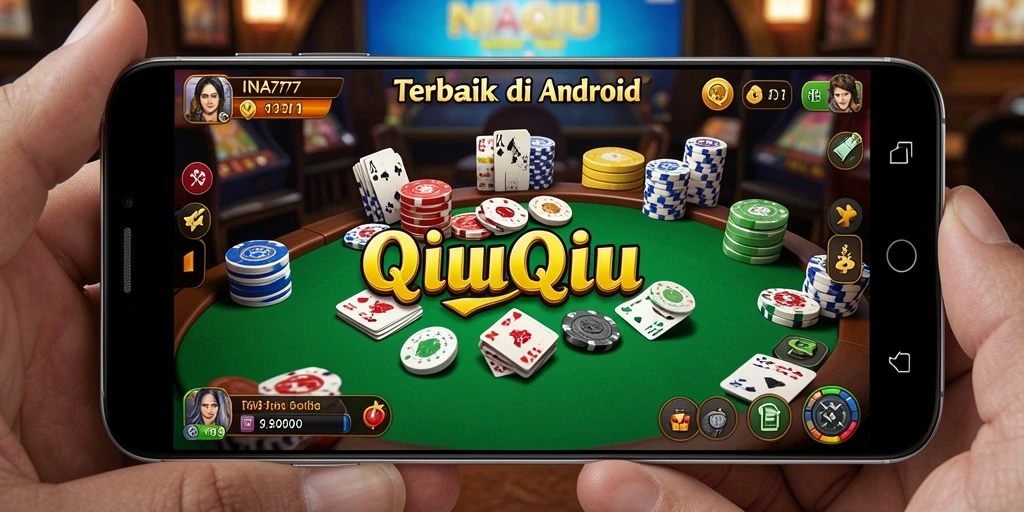Tampilan gameplay seru dari game QiuQiu INA777.