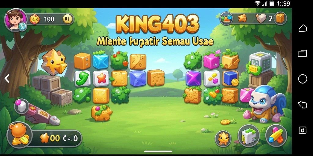 Tampilan gameplay KING403 yang menarik dan penuh tantangan.
