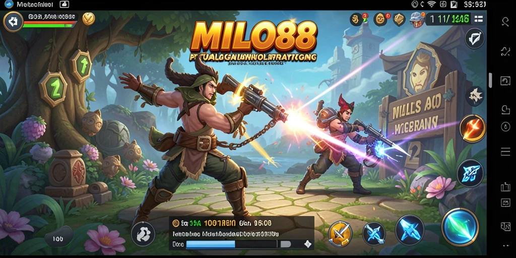 Tampilan menakjubkan dari pertempuran epik dalam MILO88.