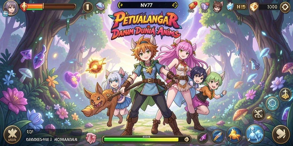 Tangkapan layar gameplay NV77 yang menakjubkan dan menarik.