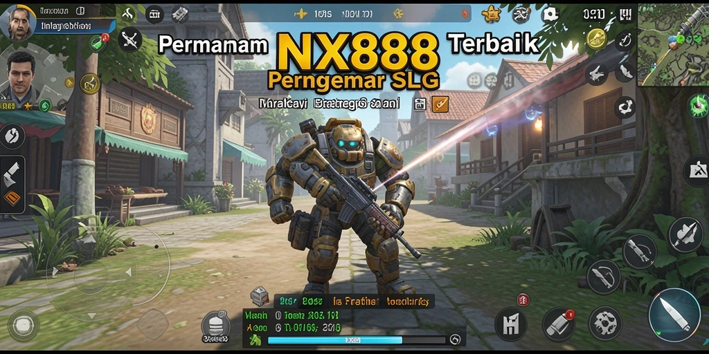 Screenshot gameplay NX888 yang menunjukkan pertempuran strategis yang seru.