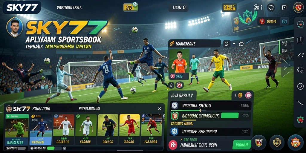 Tampilan menarik dari gameplay Sportsbook di SKY77.